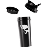 Coqueteleira Shaker Caveira Preta 700ml com Rede 4.5 de 5 (236)